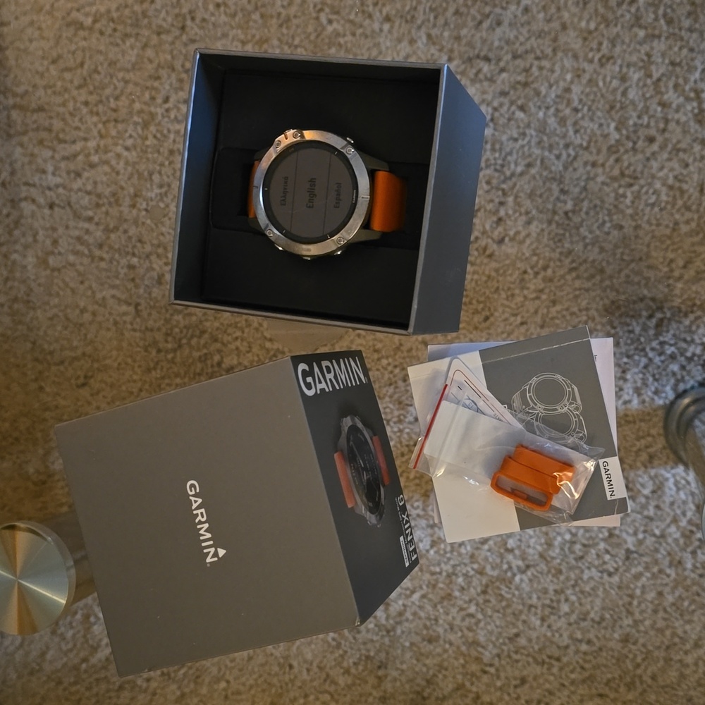 Garmin Fenix 6 Sapphire Titanium Smartwatch GPS